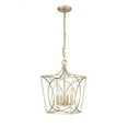 thumbnail image 7 of Millennium Lighting  Tracy 4 Light Pendant Fixture in Multiple Finishes 16 Inch - Painted Modern Gold, 7 of 7