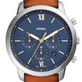 thumbnail image 2 of Fossil Neutra Chronograph Mens Stainless Steel Wrist Watch w/ Brown Leather Band, 2 of 5