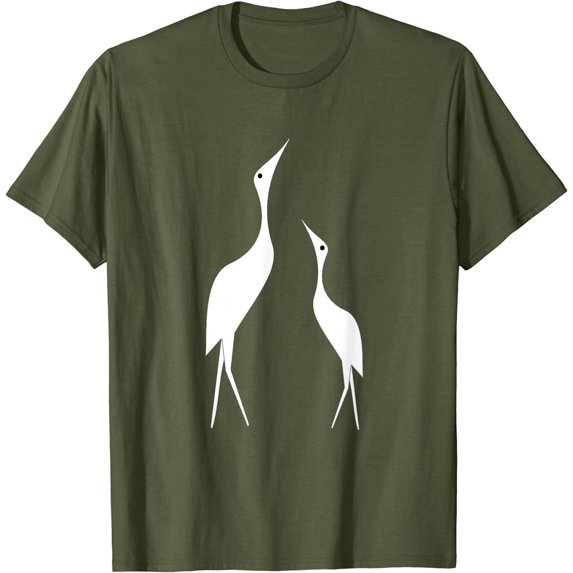 Heron Birds Silhouette Animal Wildlife Bird for Men Women T-Shirt