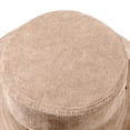 thumbnail image 5 of TOPTIE Cowboy Hat Corduroy Vintage Classic Boonie with Chin Cord Bucket Hat for Outdoor-Pink, 5 of 8
