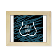 thumbnail image 1 of Dibujo de hueso gracioso Azul Marco de foto de madera 6x8 pulgadas Unbranded, 1 of 4