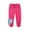 Hot Pink225/R, variant on MEZZALL Girls Pants Dinosaur Embroidery Patch Kids Joggers Cute Casual Trousers For Toddler Girls Soft Comfortable Stretchable Playwear For 2-8 Years Fashionable Baby Slacks