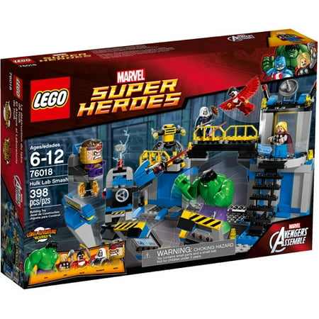lego super heroes hulk lab smash play set walmart com