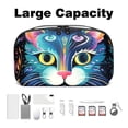 thumbnail image 3 of Cat Travel Organizer Digital Pouch Charger Case Organizer Charge Cord Organizer Waterproof Oxford Cloth Electronics Organizer Bag 5.9x9.44x3.14 in., 3 of 6