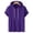 Purple, variant on Vivianyo HD Short Sleeve Shirt for Men Men Casual Solid Fashion Hooded Pullover Short Sleeve Sports T-Shirt Top
