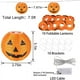 thumbnail image 2 of Luces de calabaza de Halloween de bajo consumo, 20 LED de alto brillo, decoración de festivales para jardín, cadena de luces de calabaza, 2 of 13