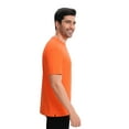 thumbnail image 3 of Jerzees Unisex Safety Work T-Shirt, Dri-Power Moisture-Wicking Shirt, Hi- Vis Safety Orange Tee 2 Pack, Size L, 3 of 6