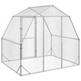 thumbnail image 4 of vidaXL Chicken Run Galvanized steel Large Durable Chicken Run, 4 of 5