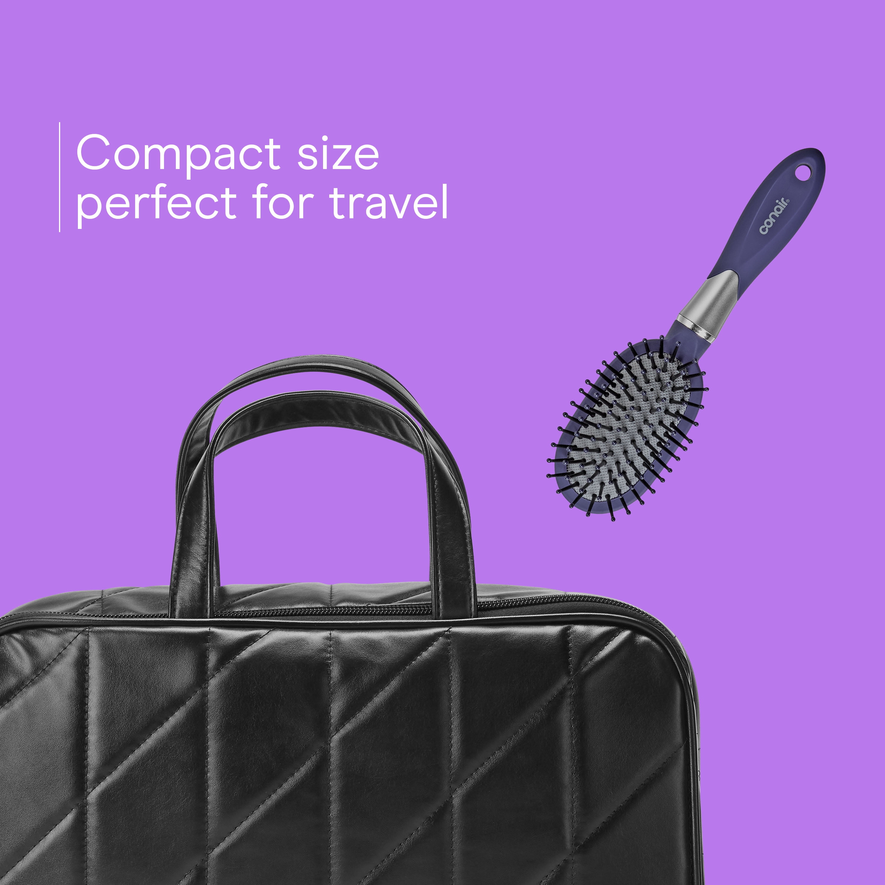 Conair Totally Smooth Mini, Travel-Friendly Detangling Hair Brush