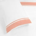 thumbnail image 4 of DNG Creations 4 Piece Two Tone Sheet Set 100% Egyptian Cotton, 800 Threads Count - 6 Inch Deep Pocket ( Solid White/Peach - Queen ), 4 of 4
