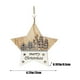 thumbnail image 2 of Christmas Decorations White Splicing Wooden Ornaments Christmas Tree Decorations Pendants Holiday Supplies Decoration, 2 of 6