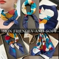 thumbnail image 6 of CAILDANL Hair Bandanas Scarf For Women Lightweight Fashion Neck Silk Satin Head Scarves For Sleeping Handbags Scarf, 6 of 6