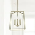 thumbnail image 4 of 4 Light Open Cage Foyer In Transitional Style 20 Inches Tall And 16 Inches Wide-Matte Black Finish Capital Lighting 537642Mb, 4 of 10