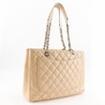 thumbnail image 3 of Pre-Owned CHANEL Grand Shopping Tote GST Matelasse Chain A50995, Beige Caviar Skin, A4 Size,..., 3 of 20