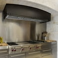 thumbnail image 3 of Akicon 54 Inch Range Hood Insert, Stainless Steel 8" Ducted Insert/Built-in Kitchen Vent Hood with 1200 CFM Suction, Dimmable LED Lights and Dishwasher Safe Filters, 4-Speed -Warm White, 3 of 7