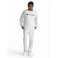 thumbnail image 4 of Champion Men’s Powerblend Graphic Crewneck Sweatshirt, Standard Fit, Midweight Fleece, Sizes S-XXL, 4 of 6