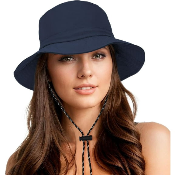 Waterproof Bucket Hat for Women UPF 50 Sun Hat UV Protection Packable Rain Hats for Women Lightweight Hiking Hat