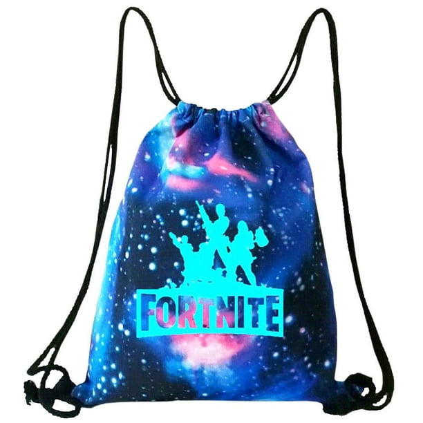 Fortnite Fortnite Drawstring Bag School Backpack Luminous Childrens Fort Nite Gym Bag Travel Bag Fortnite Clan Logo Bag Galaxy Walmart Com Walmart Com