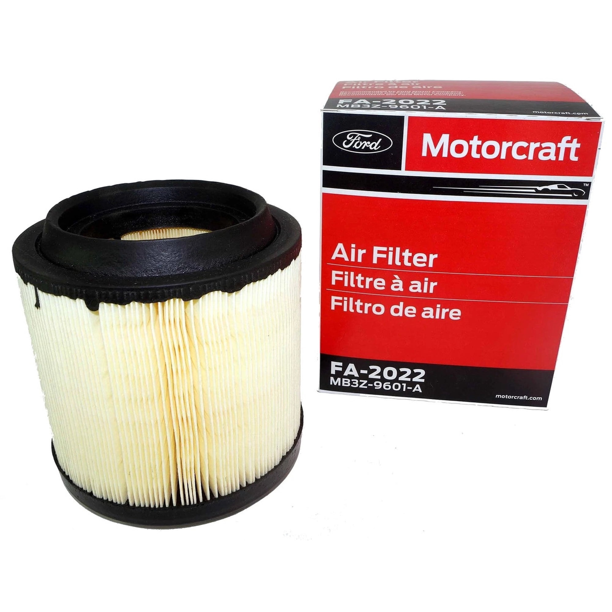 Pack of 1 Motorcraft Air Filter OEM Replacement For Ford Bronco Ranger 2.3 2.7 3.0 2.3L 2.7L 3.0L L4 V6 21 22 23 24 25 26 2021 2022 2023 2024 2025 2026