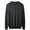 Dark grey, variant on Men's round neck sweater long sleeved warm and comfortable knit sweater