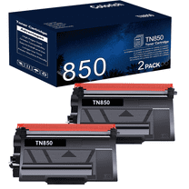 TN850 TN820 Toner Cartridges Black High Yield 2 Pack Compatible for Brother TN 850 TN 820 MFC-L5900DW HL-L6200DW MFC-L5800DW MFC-L5850DW MFC-L5700DW HL-L5200DW MFC-L6800DW Printer Ink
