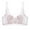 White, variant on Lace Nursing Bra Women Padded Bra Feature V-Neck No Underwire Bra Style W-1456 Blue M