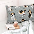 thumbnail image 4 of Balery Funny Beagle Active Dog Funda de Cojín Estampada, Regalos para Mujeres, Regalos de Amor para Ella, Regalos para Novia o Esposa, Funda de Almohada-14"x20", 4 of 6