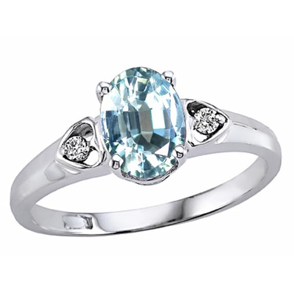 Tommaso Design� Genuine Aquamarine Ring