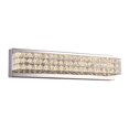 thumbnail image 1 of PLC 92717PC 4.75 x 20 in. Diamond LED Small Vanity Light, Polished Chrome, 1 of 1