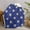 Soccer and Speed Blue Pattern, variant on Soccer and Dot Blue Pattern Soft Sherpa Fleece Throw Blanket, Warm Cozy Plush Blanket for Sofa Bed Couch, All Season, 60"x80"
