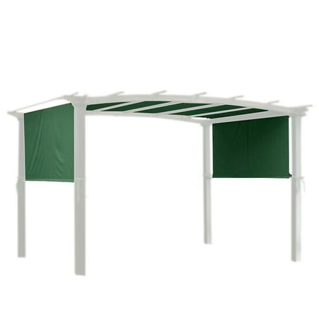 Yescom 17x6.8 Ft Universal Canopy Cover Replacement for 6Ft Curved Pergola Structure Green