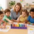 5 Pack Silicone Marker Holder Strip, Multi-Pack Pen Storage Organizer ...