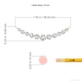 thumbnail image 3 of Angara Collier en Diamant Naturel - Collier Pendentif Rond Contemporain en Or Jaune 14K pour Femmes, 3 of 8