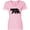 AD-Pink, variant on California Black Bear Silhouette Women's V-Neck T-Shirt