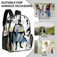 thumbnail image 5 of Batman Clear Backpack Heavy Duty Transparent Backpack See Through Book Bag for College School Travel Work Sports, 5 of 8