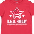 thumbnail image 4 of Inktastic Red Friday Remembering Everyone Deployed with Red American Flag Boys or Girls Toddler T-Shirt, 4 of 5