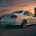 thumbnail image 2 of Spec-D Tuning Red Clear Lens Tail Lights Compatible with 1996-2000 Honda Civic Coupe 2 Door, Left + Right Pair Assembly, 2 of 7