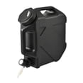 thumbnail image 1 of Contenedor de agua de 10 l con grifo portátil para lavado de platos de emergencia de supervivencia Negro, 1 of 8