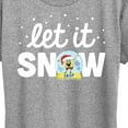 thumbnail image 3 of SpongeBob SquarePants - Let It Snow - Women's Lightweight French Terry Pullover, 3 of 6