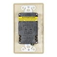 thumbnail image 3 of EZ-FLO 62168 Self-Test 15 Amp 125 Volt Slim GFCI Outlet with LED Indicator and Wall Plate, Ivory, 3 of 6