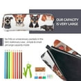 thumbnail image 5 of Cauagu Happy Dog Faces Collage Print Leather Pencil Pen Case - Stationery Bag Portable Stationery Bag Big Capacity Pencil Pouch Cosmetic Organizer Bag for Men & Women, 5 of 7