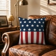 thumbnail image 4 of Pandiboks Throw Pillow Covers 18x18in Couch Pillow Covers Multicolor Linen Stars Square for Living Room、Dorm Room, 4 of 5
