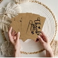 thumbnail image 6 of 50pcs Kraft Paper Thank You Card for Enterprise Store Business Package Decoration Card Thank You for Your Order Card Wholesale (type-1), 6 of 7