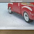 thumbnail image 6 of Ambesonne Christmas Place Mats Set of 4, Red Truck Xmas Tree, Standard Size, Blue Red, 6 of 6