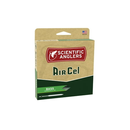 Scientific Anglers AirCel Floating Bass Fly Line, 7/8, (Best Fishing Line For Smallmouth Bass)