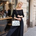 thumbnail image 5 of FORMRS Women Crossbody Purse with Chain Strap Vegan Leather Shoulder Handbag, Forget Me Not, 5 of 7