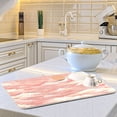 thumbnail image 6 of Kitchen Drying Mat 18x24In Drying Dish Mat Dish Drying Mats Kitchen Countertop Multi-Function Drain Drying Mat Kitchen Table Cartoon Pink Cloud, 6 of 8