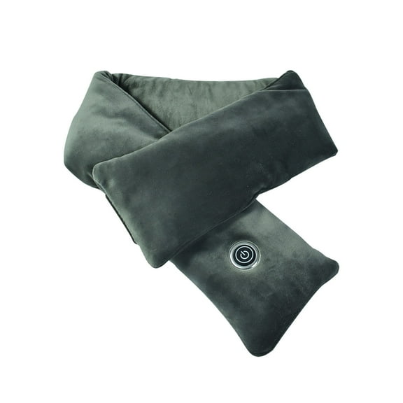 IROINNID Clearance Scarfs for Men and Women USB Charging Solid Neck And Shoulder Winter Cold Protection And Warm Keeping Scarf,Dark Gray
