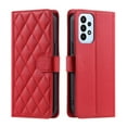 thumbnail image 2 of TECH CIRCLE For Galaxy A34 5G Case Wallet for Women Girl,Luxury PU Leather Crossbody Wristlet Strap Kickstand Slim Card Holder Slots Wallet Case for Samsung Galaxy A34 5G 6.2" 2023,Red, 2 of 7