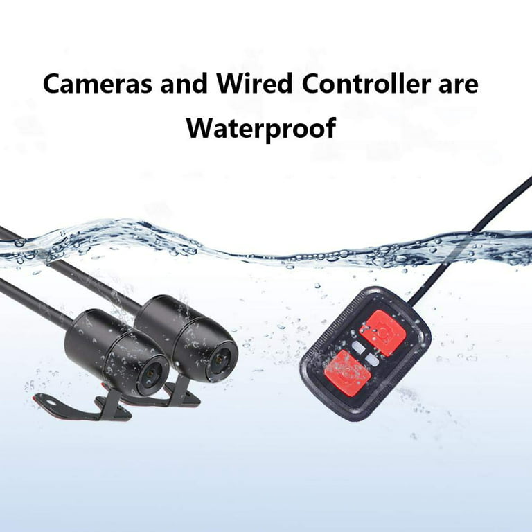 VSYSTO Backup Camera Dash Cam for Car, Waterproof 150° Wide Angle Front &  Rear Reverse Camera, Mirror Image, G-Sensor, Loop Recording, 2 Installation